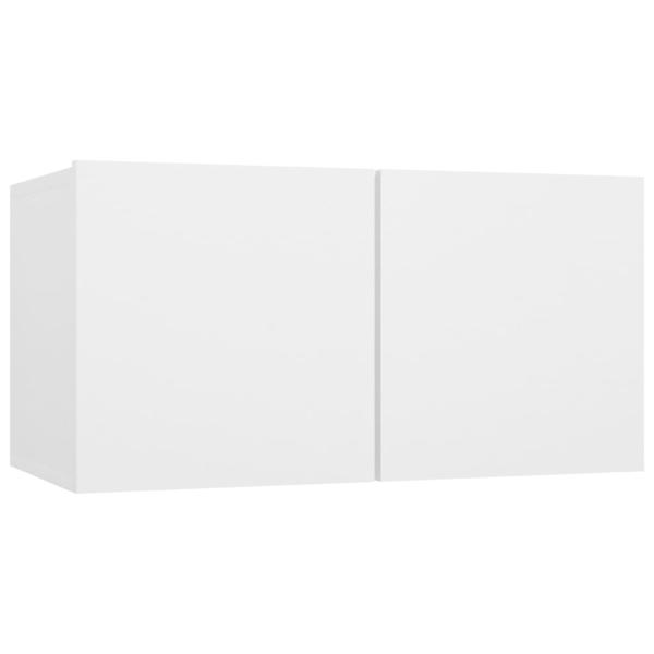 10-tlg. TV-Schrank-Set Weiß Holzwerkstoff