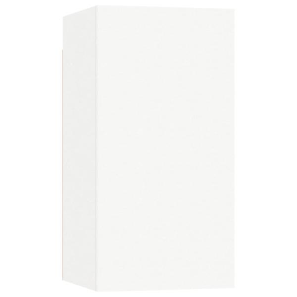 10-tlg. TV-Schrank-Set Weiß Holzwerkstoff