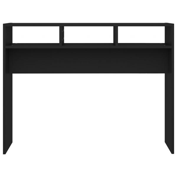 Konsolentisch Schwarz 105x30x80 cm Holzwerkstoff
