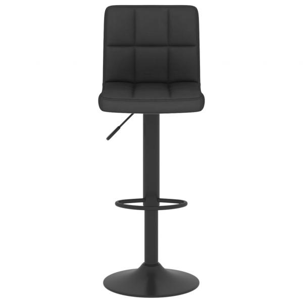 Barhocker 2 Stk. Schwarz Stoff