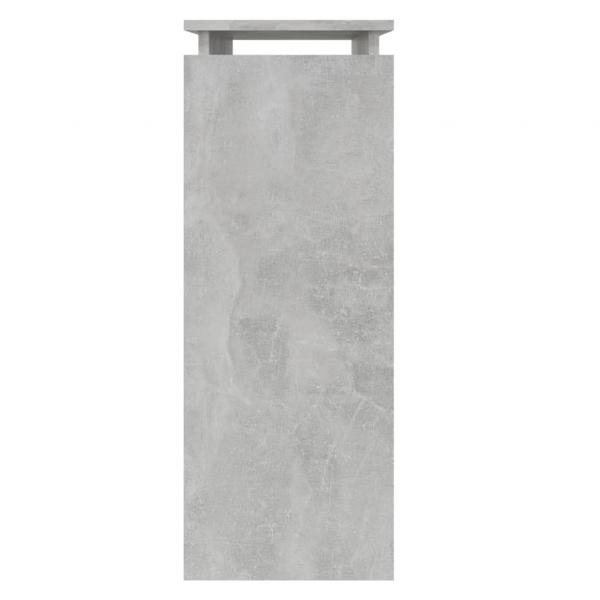 Konsolentisch Betongrau 80x30x80 cm Holzwerkstoff