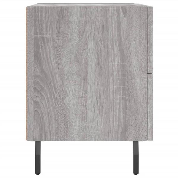 Nachttisch Grau Sonoma 40x35x47,5 cm Holzwerkstoff