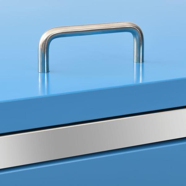 Mülltonnenbox für 2 Tonnen 138x77,5x112,5 cm Edelstahl