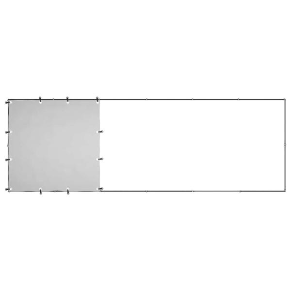 Hundezwinger Schwarz 330x110x110 cm Stahl