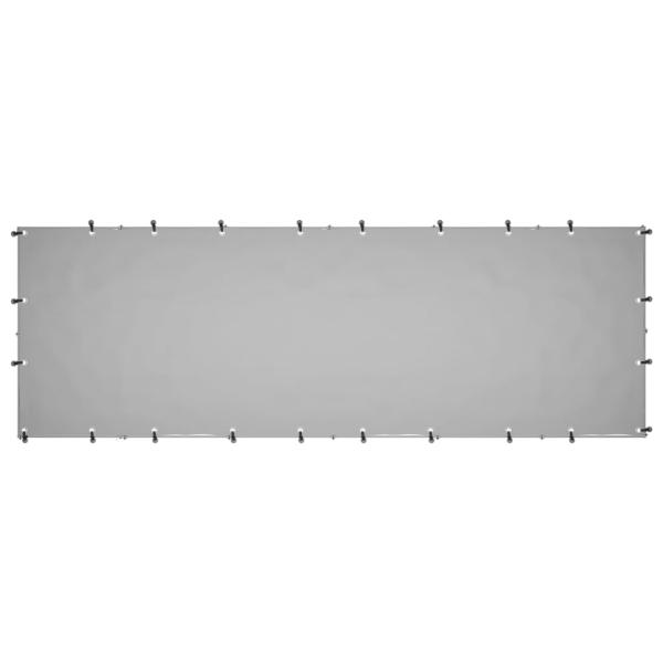 Hundezwinger Silbern 330x110x110 cm Stahl