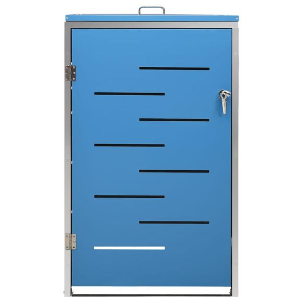 Mülltonnenbox für 1 Tonne 69x77,5x115 cm Edelstahl