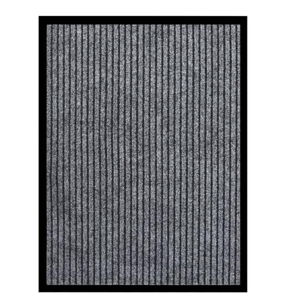 ARDEBO.de - Fußmatte Gestreift Grau 60x80 cm