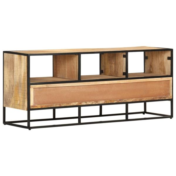 ARDEBO.de - TV-Schrank 110x30x45 cm Raues Mangoholz
