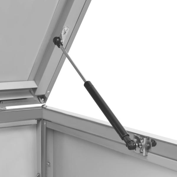 Mülltonnenbox für 1 Tonne 69x77,5x112,5 cm Edelstahl