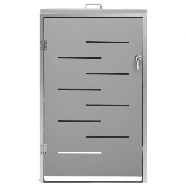 Mülltonnenbox für 1 Tonne 69x77,5x112,5 cm Edelstahl