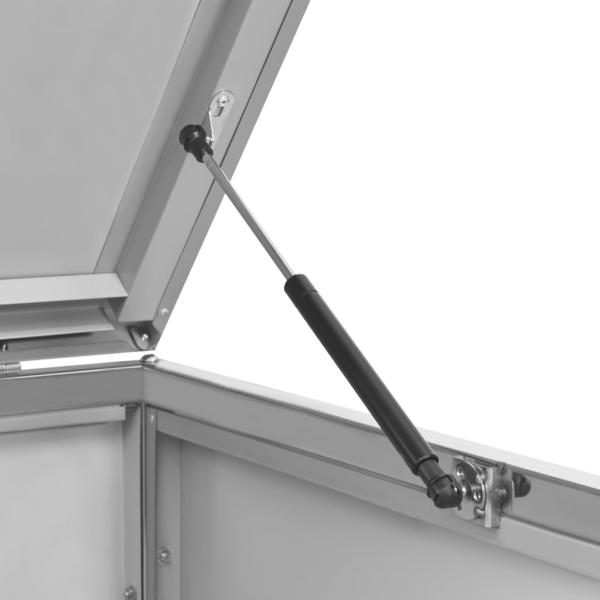 Mülltonnenbox für 1 Tonne 69x77,5x112,5 cm Edelstahl