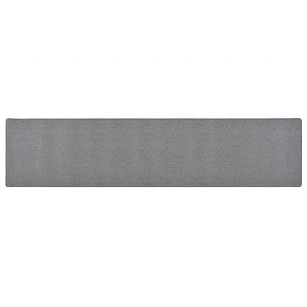 ARDEBO.de - Teppichläufer Dunkelgrau 50x250 cm
