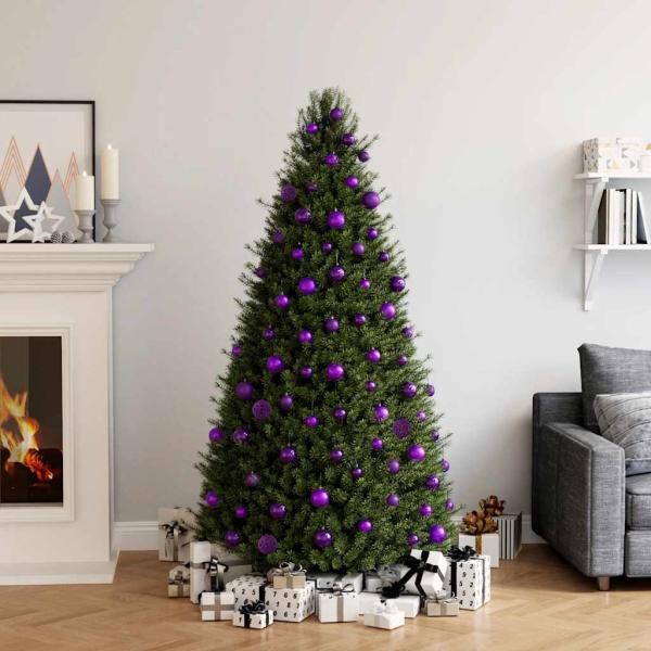 ARDEBO.de - 100-tlg. Weihnachtskugel-Set Lila