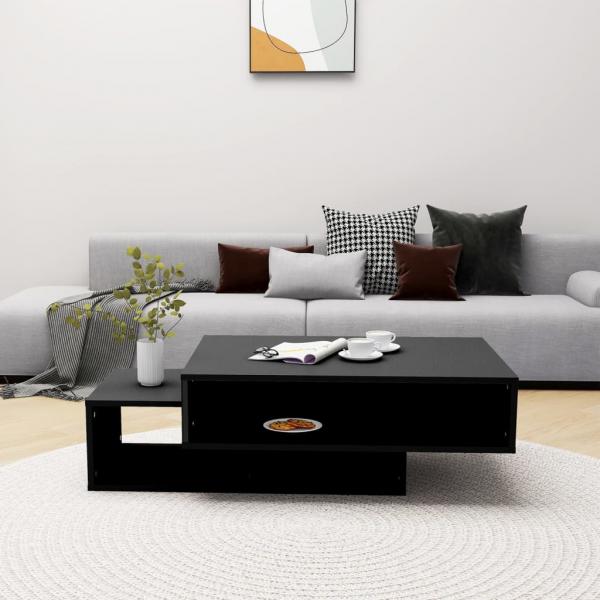 Couchtisch Schwarz 105x55x32 cm Holzwerkstoff