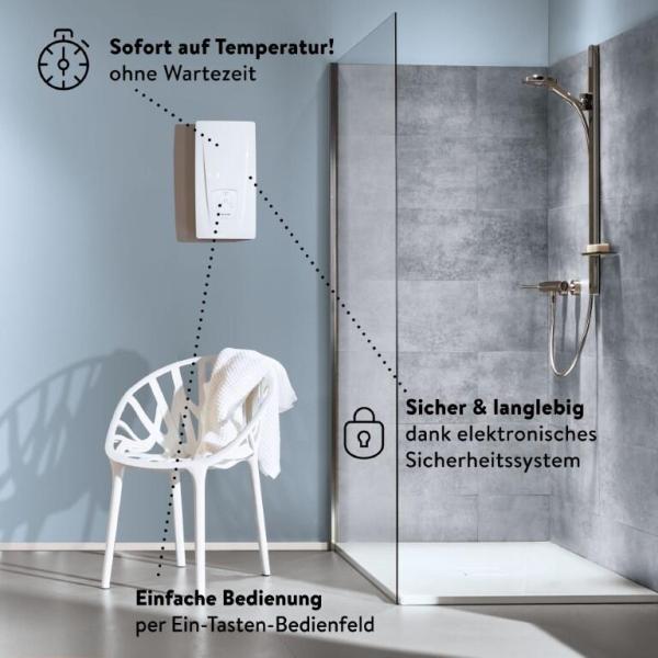 Clage DLX 21 Next Durchlauferhitzer 21kW EEK:A, weiß