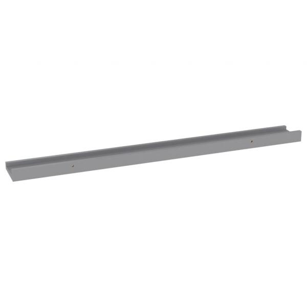 Wandregale 4 Stk. Grau 80x9x3 cm