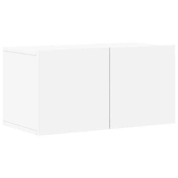 4-tlg. TV-Schrank-Set Weiß Holzwerkstoff