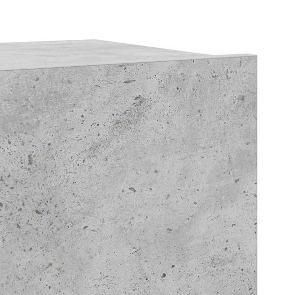 4-tlg. TV-Schrank-Set Betongrau Holzwerkstoff