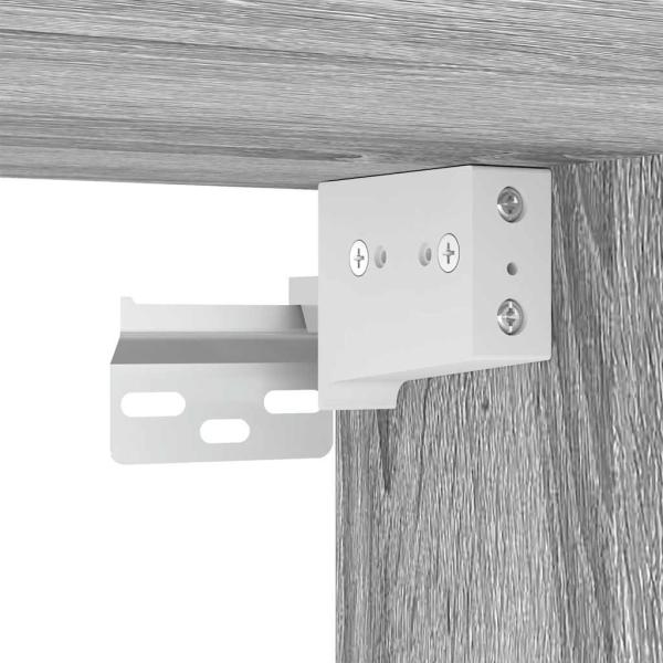 4-tlg. TV-Schrank-Set Grau Sonoma Holzwerkstoff