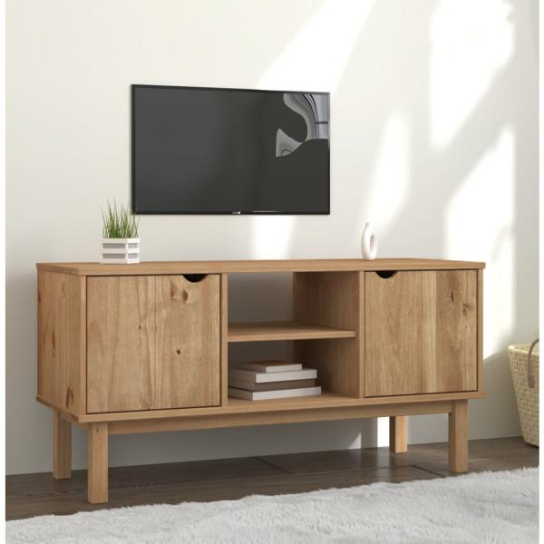 ARDEBO.de - TV-Schrank OTTA 113,5x43x57 cm Massivholz Kiefer