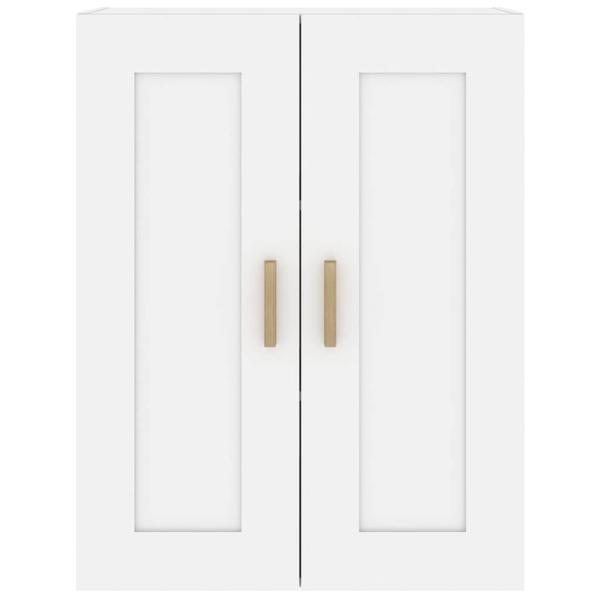 Wandschrank Weiß 69,5x32,5x90 cm Holzwerkstoff