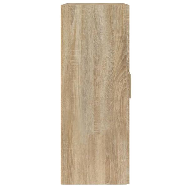 ARDEBO.de - Wandschrank Sonoma-Eiche 69,5x32,5x90 cm Holzwerkstoff