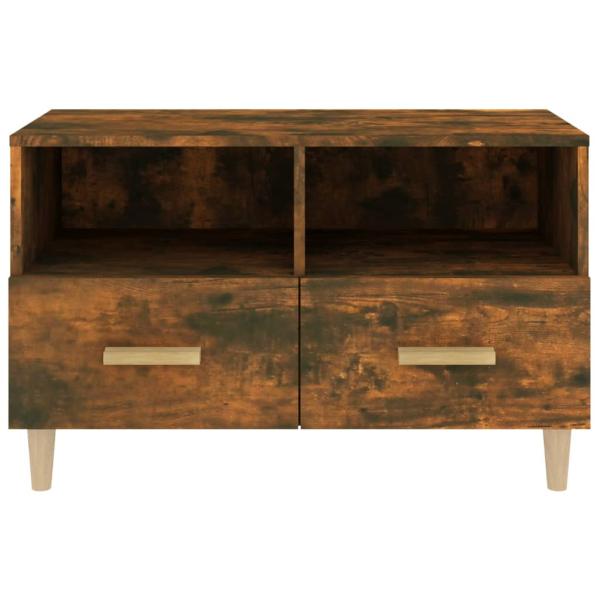 ARDEBO.de - TV-Schrank Räuchereiche 80x36x50 cm Holzwerkstoff