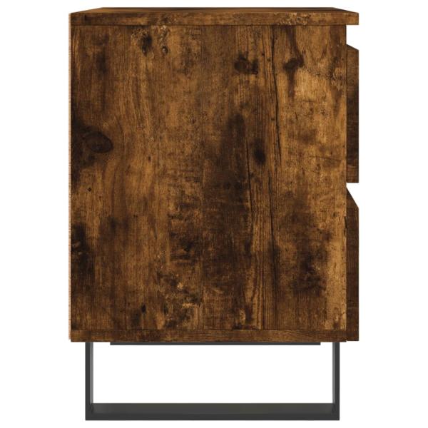 Nachttische 2 Stk. Räuchereiche 40x35x50 cm Holzwerkstoff