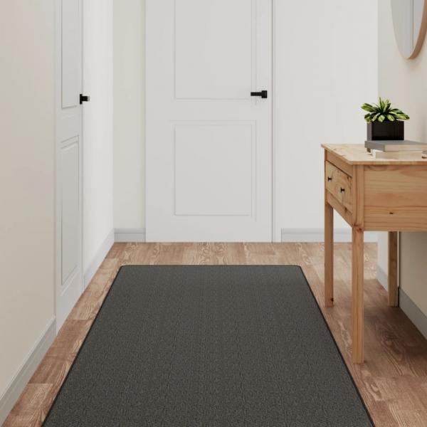 ARDEBO.de - Teppichläufer Sisal-Optik Anthrazit 80x300 cm