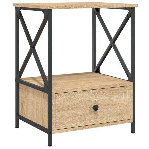 ARDEBO.de - Nachttisch Sonoma-Eiche 50x41x65 cm Holzwerkstoff
