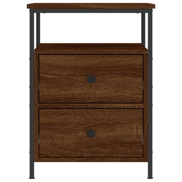 Nachttisch Braun Eichen-Optik 44x45x60 cm Holzwerkstoff