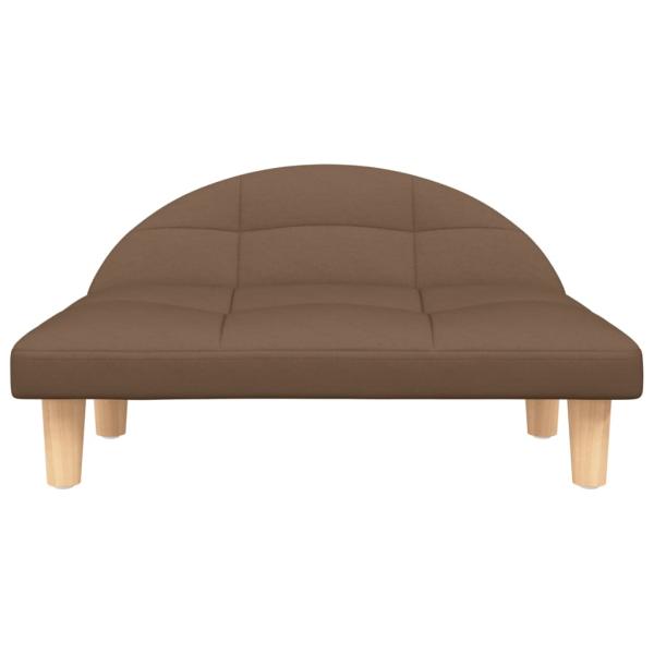 Hundebett Braun 70x52x30 cm Stoff