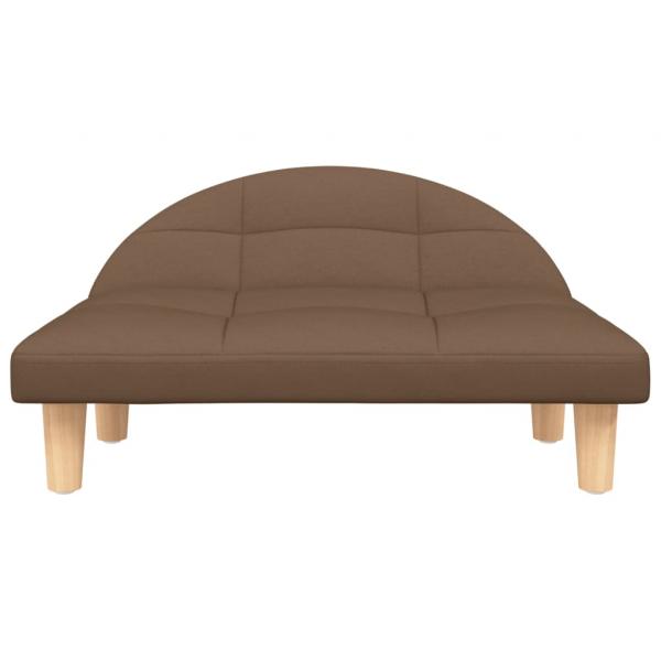 Hundebett Braun 70x52x30 cm Stoff