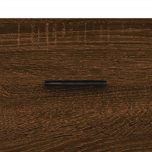 Nachttische 2Stk. Braun Eichen-Optik 40x35x47,5cm Holzwerkstoff