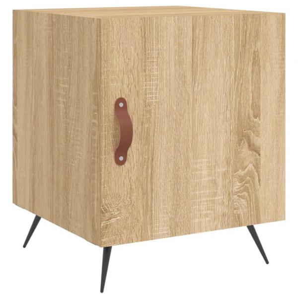 ARDEBO.de - Nachttisch Sonoma-Eiche 40x40x50 cm Holzwerkstoff