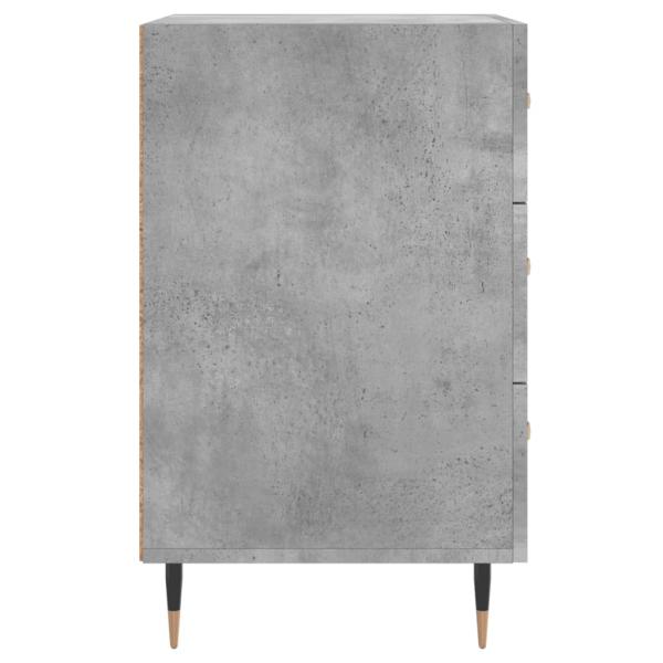 Nachttisch Betongrau 40x40x66 cm Holzwerkstoff