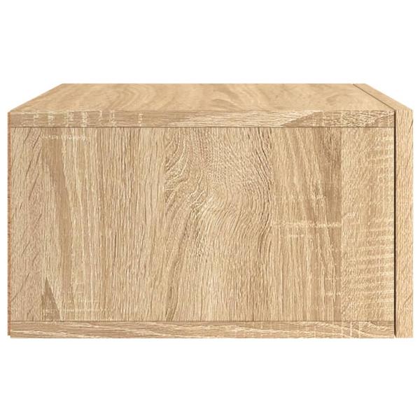 Wand-Nachttische 2 Stk. Sonoma-Eiche 35x35x20 cm