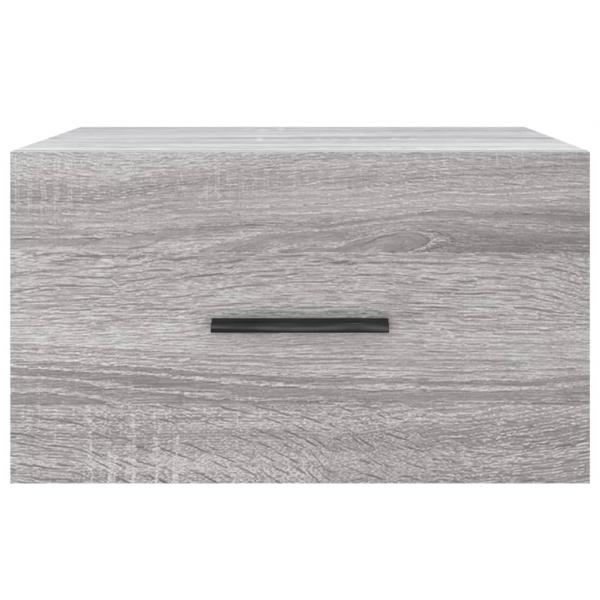 Wand-Nachttisch Grau Sonoma 35x35x20 cm