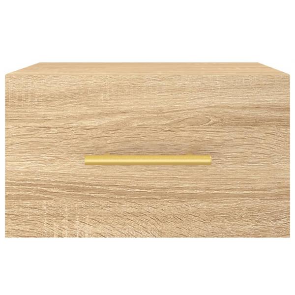 Wand-Nachttisch Sonoma-Eiche 35x35x20 cm