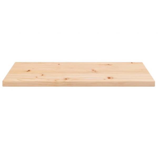 Tischplatte 80x40x2,5 cm Massivholz Kiefer Rechteckig