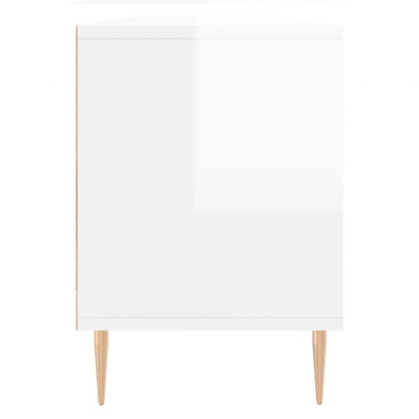 TV-Schrank Hochglanz-Weiß 150x30x44,5 cm Holzwerkstoff