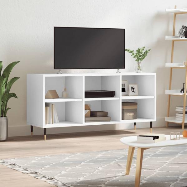 ARDEBO.de - TV-Schrank Weiß 103,5x30x50 cm Holzwerkstoff