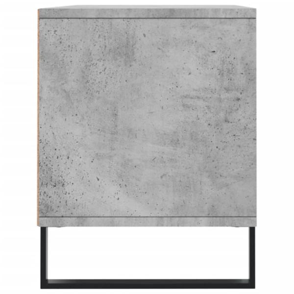 TV-Schrank Betongrau 100x34,5x44,5 cm Holzwerkstoff