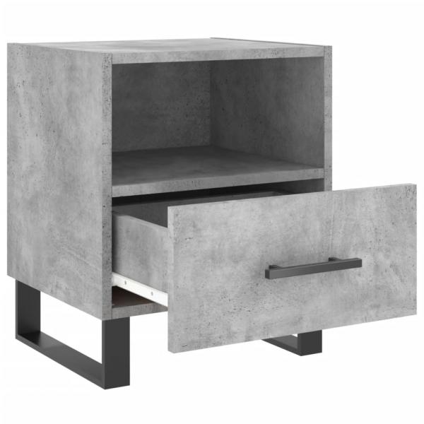 Nachttisch Betongrau 40x35x47,5 cm Holzwerkstoff