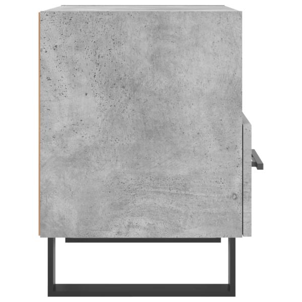 Nachttisch Betongrau 40x35x47,5 cm Holzwerkstoff