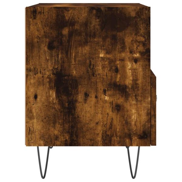 ARDEBO.de - Nachttisch Räuchereiche 40x35x47,5 cm Holzwerkstoff