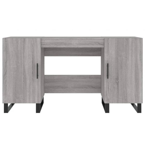 Schreibtisch Grau Sonoma 140x50x75 cm Holzwerkstoff