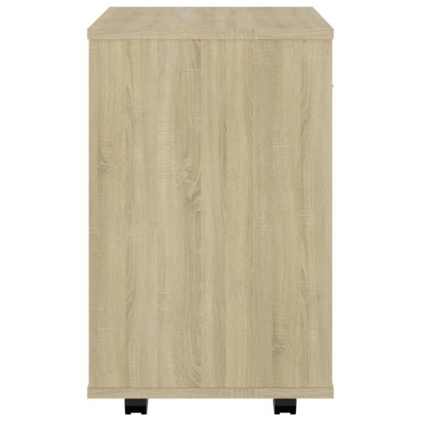 Rollschrank Sonoma-Eiche 46x36x59 cm Holzwerkstoff