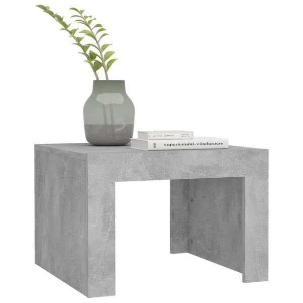Couchtisch Betongrau 50x50x35 cm Holzwerkstoff