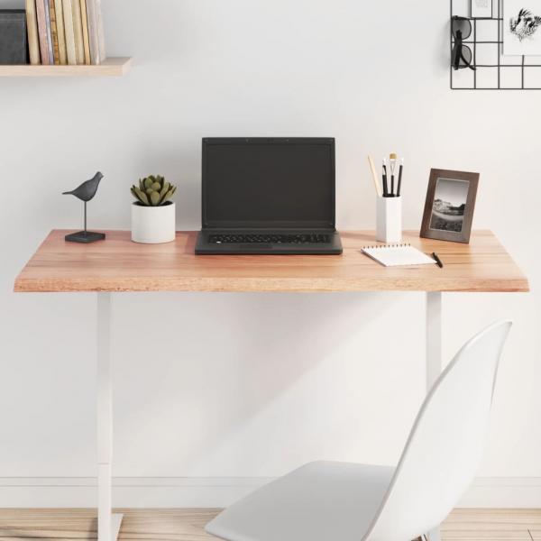 ARDEBO.de - Tischplatte 100x60x2 cm Massivholz Eiche Behandelt Baumkante